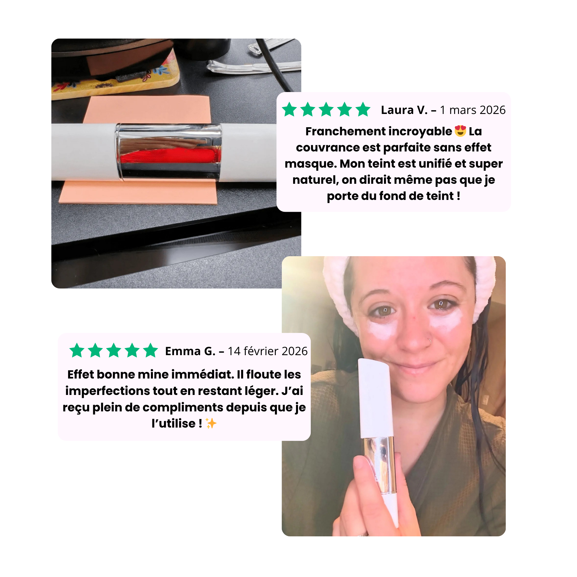 Fond de teint Intelligent avec pinceau intégré